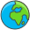 Globe Showing Europe Africa Emoji from Kawaii Emoji Set