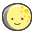 Waxing Gibbous Moon Emoji from Kawaii Emoji Set