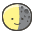 Last Quarter Moon Emoji from Kawaii Emoji Set