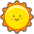 Sun With Face Emoji from Kawaii Emoji Set
