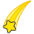 Shooting Star B Emoji from Kawaii Emoji Set