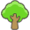 Deciduous Tree Emoji from Kawaii Emoji Set