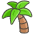 Palm Tree Emoji from Kawaii Emoji Set
