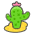 Cactus Emoji from Kawaii Emoji Set