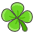 Four Leaf Clover Emoji from Kawaii Emoji Set