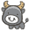 Water Buffalo Emoji from Kawaii Emoji Set