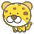 Leopard Emoji from Kawaii Emoji Set