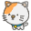 Cat A Emoji from Kawaii Emoji Set