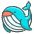 Whale Emoji from Kawaii Emoji Set