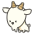 Goat Emoji from Kawaii Emoji Set
