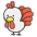 Rooster Emoji from Kawaii Emoji Set