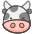Cow Face Emoji from Kawaii Emoji Set
