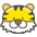 Tiger Face Emoji from Kawaii Emoji Set