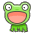 Frog Emoji from Kawaii Emoji Set