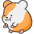 Hamster Emoji from Kawaii Emoji Set