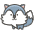 Wolf Emoji from Kawaii Emoji Set