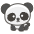 Panda Emoji from Kawaii Emoji Set