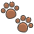 Paw Prints Emoji from Kawaii Emoji Set