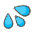 Sweat Droplets Emoji from Kawaii Emoji Set