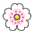 White Flower Emoji from Kawaii Emoji Set