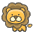 Lion Emoji from Kawaii Emoji Set