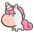 Unicorn Emoji from Kawaii Emoji Set