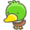 Duck Emoji from Kawaii Emoji Set