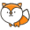 Fox Emoji from Kawaii Emoji Set