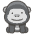 Gorilla Emoji from Kawaii Emoji Set