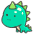 Sauropod Emoji from Kawaii Emoji Set