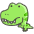 T Rex Emoji from Kawaii Emoji Set