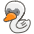 Swan Emoji from Kawaii Emoji Set