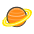 Ringed Planet Emoji from Kawaii Emoji Set