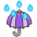 Umbrella With Rain Drops Emoji from Kawaii Emoji Set