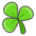 Shamrock Emoji from Kawaii Emoji Set