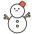 Snowman Without Snow Emoji from Kawaii Emoji Set