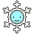Snowflake Emoji from Kawaii Emoji Set