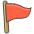 Triangular Flag Emoji from Kawaii Emoji Set