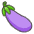Eggplant Emoji from Kawaii Emoji Set