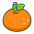 Tangerine Emoji from Kawaii Emoji Set