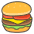 Hamburger Emoji from Kawaii Emoji Set