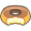 Doughnut A Emoji from Kawaii Emoji Set