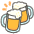 Clinking Beer Mugs Emoji from Kawaii Emoji Set