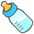 Baby Bottle Emoji from Kawaii Emoji Set