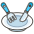 Fork And Knife With Plate Emoji from Kawaii Emoji Set