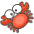 Crab Emoji from Kawaii Emoji Set