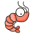 Shrimp Emoji from Kawaii Emoji Set