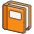 Orange Book Emoji from Kawaii Emoji Set
