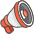Loudspeaker Emoji from Kawaii Emoji Set
