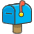 Closed Mailbox With Raised Flag Emoji from Kawaii Emoji Set